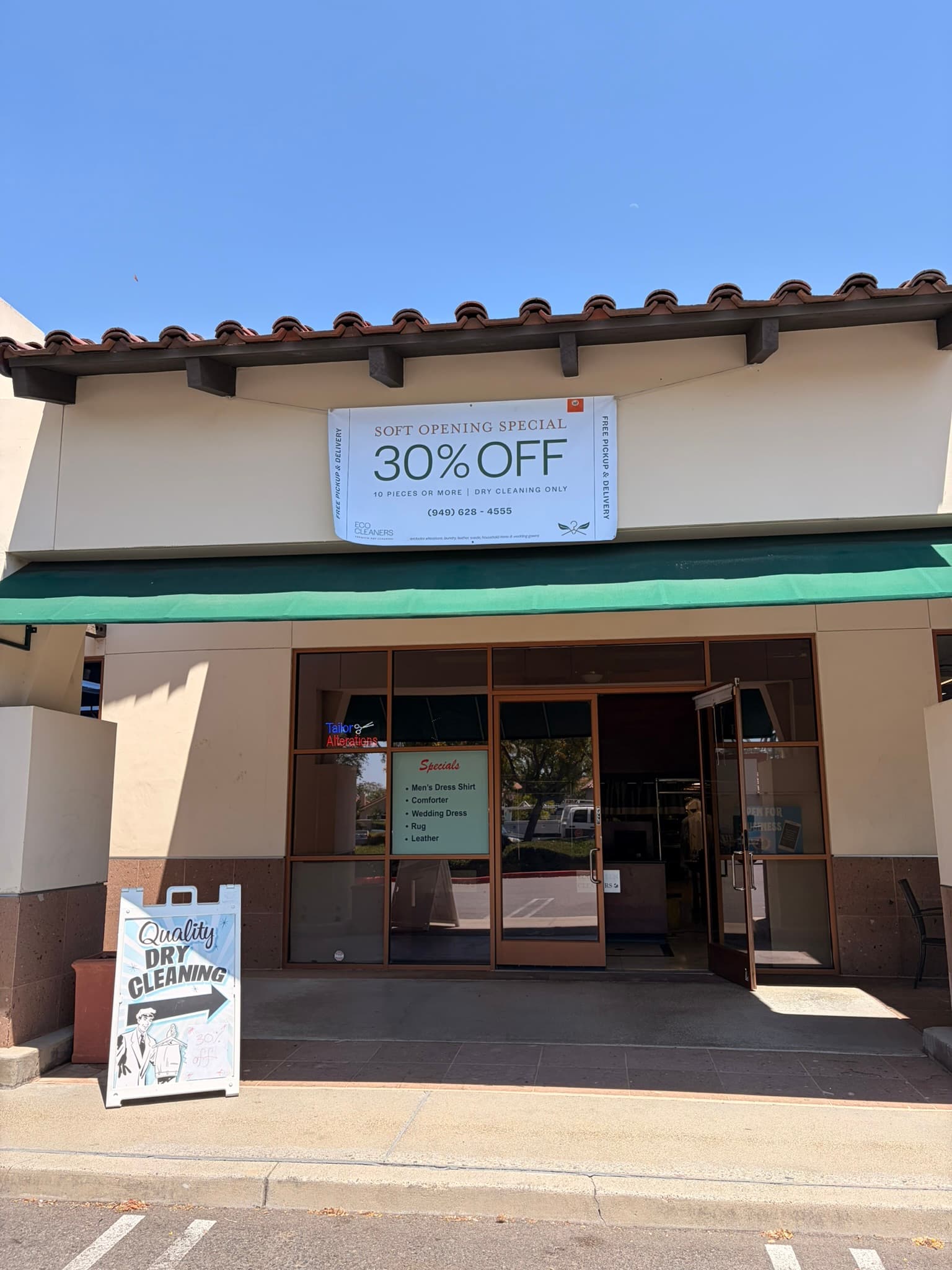 Eco Cleaners storefront in Trabuco Canyon