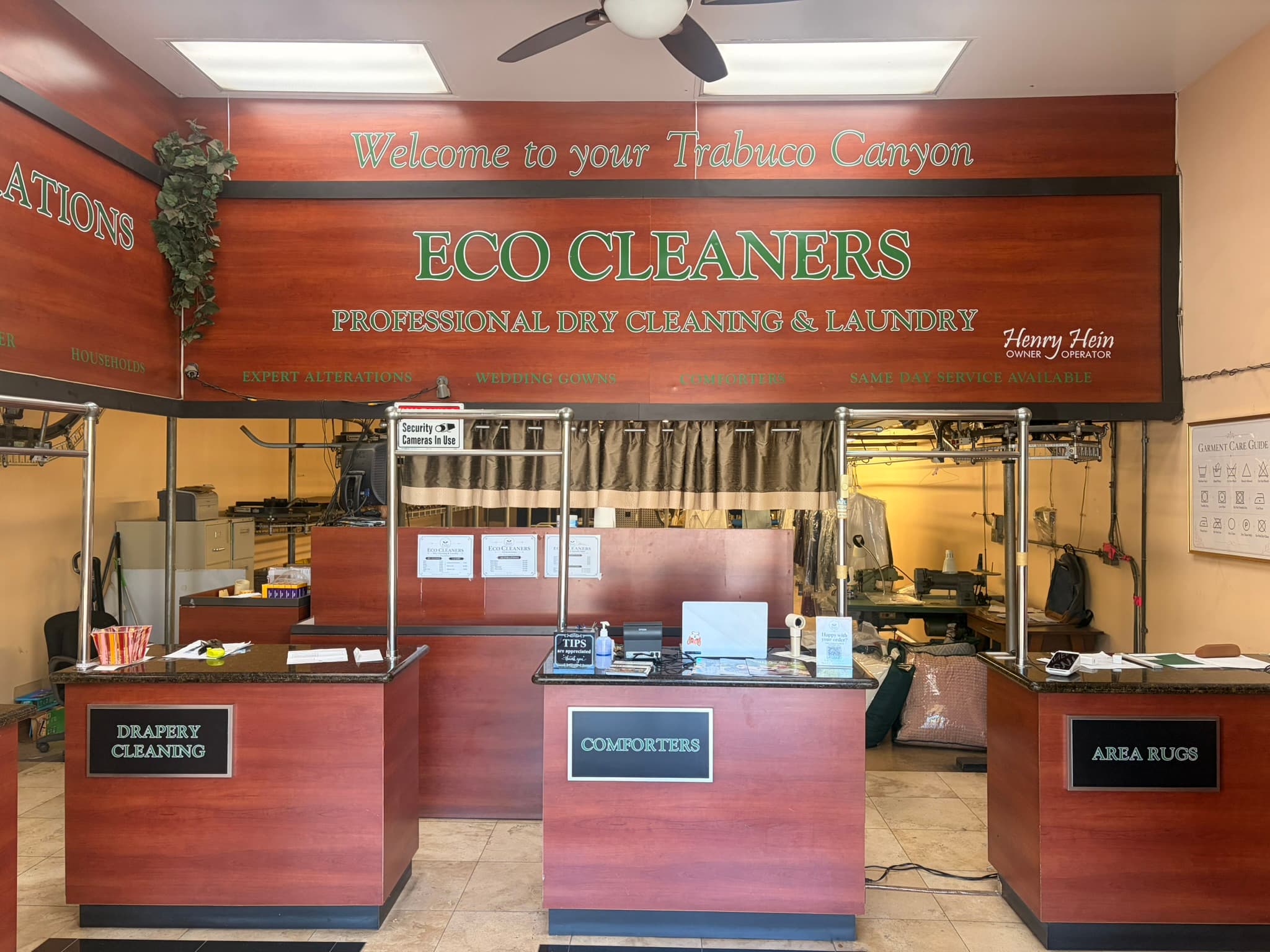 Eco Cleaners storefront in Trabuco Canyon