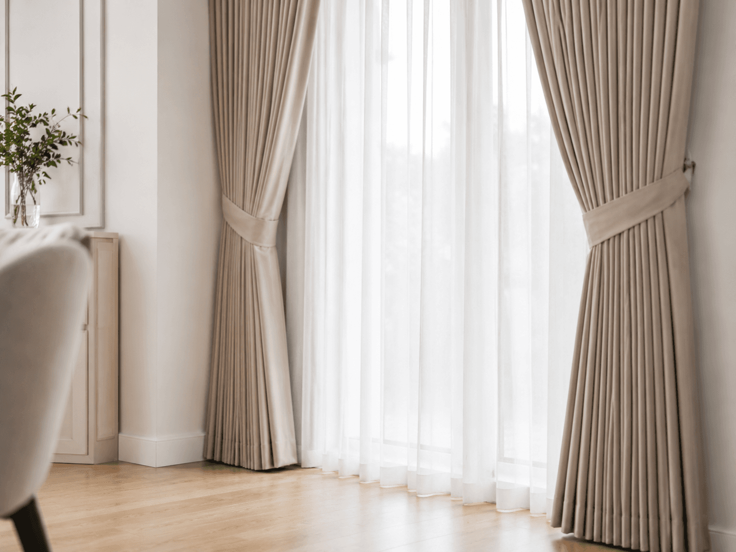 Drapery and curtain cleaning at Eco Cleaners